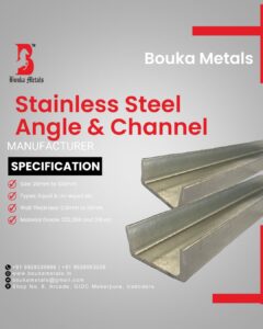 Stainless Steel Angle & Channel Manufacturer