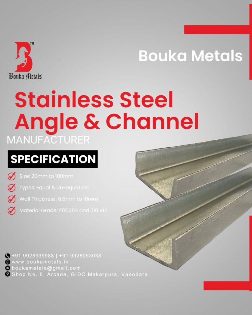 Stainless Steel Angle & Channel Manufacturer